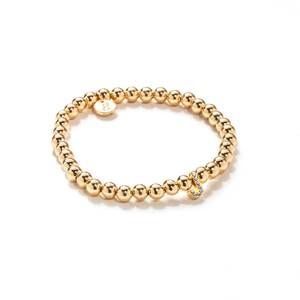 NEW DM MERCHANDISING women's crystal letters bracelet - j in gold